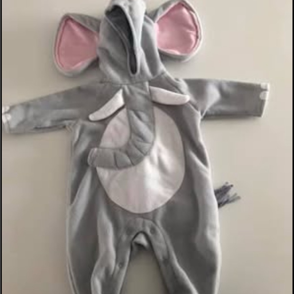 Adorable Elephant Baby Onesie Costume : photo shoots, dress up, play, Halloween